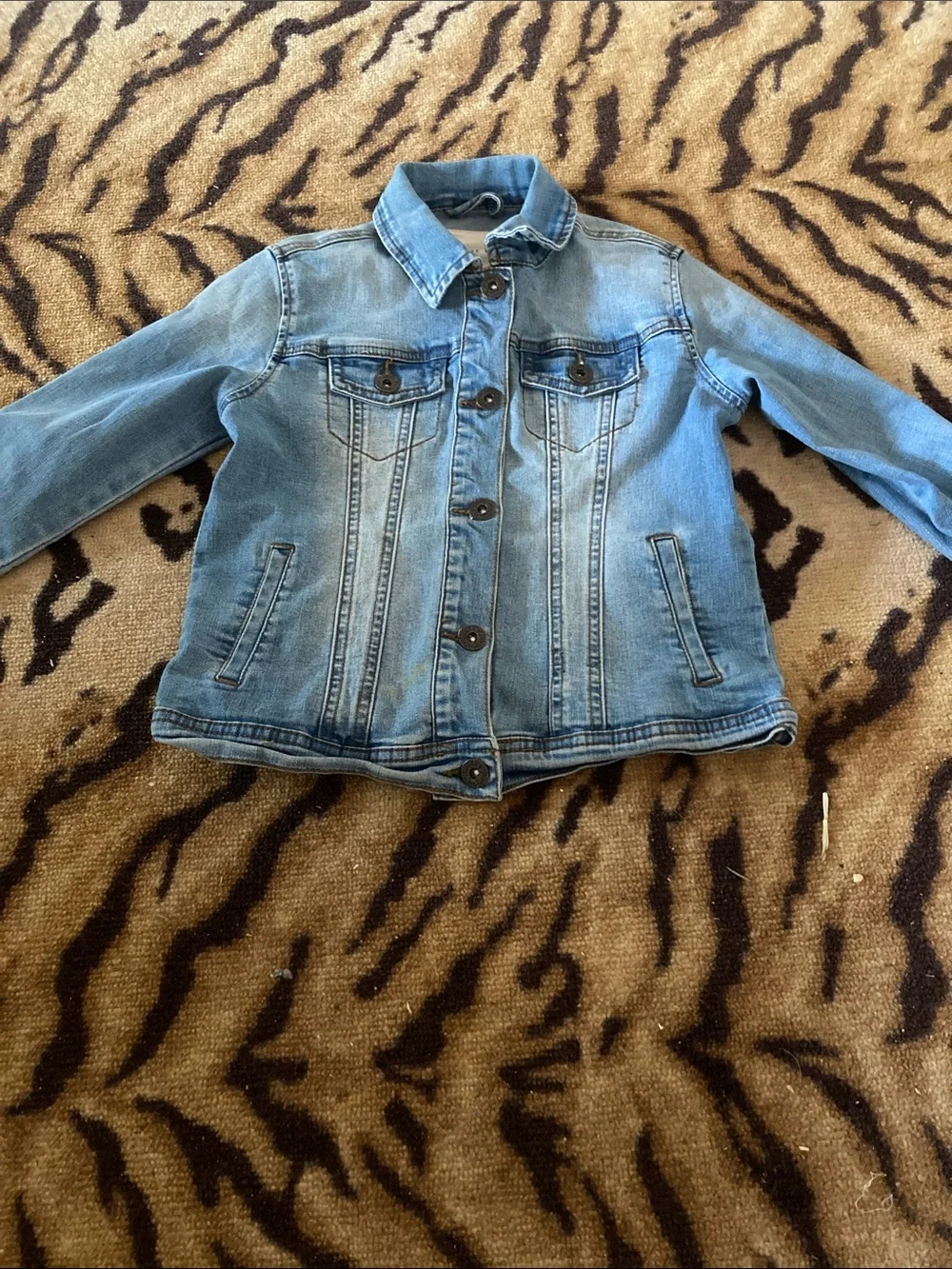 Copper Key Light Blue Denim Jacket for Kids